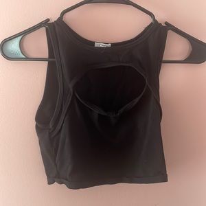 Garage cut out tank top